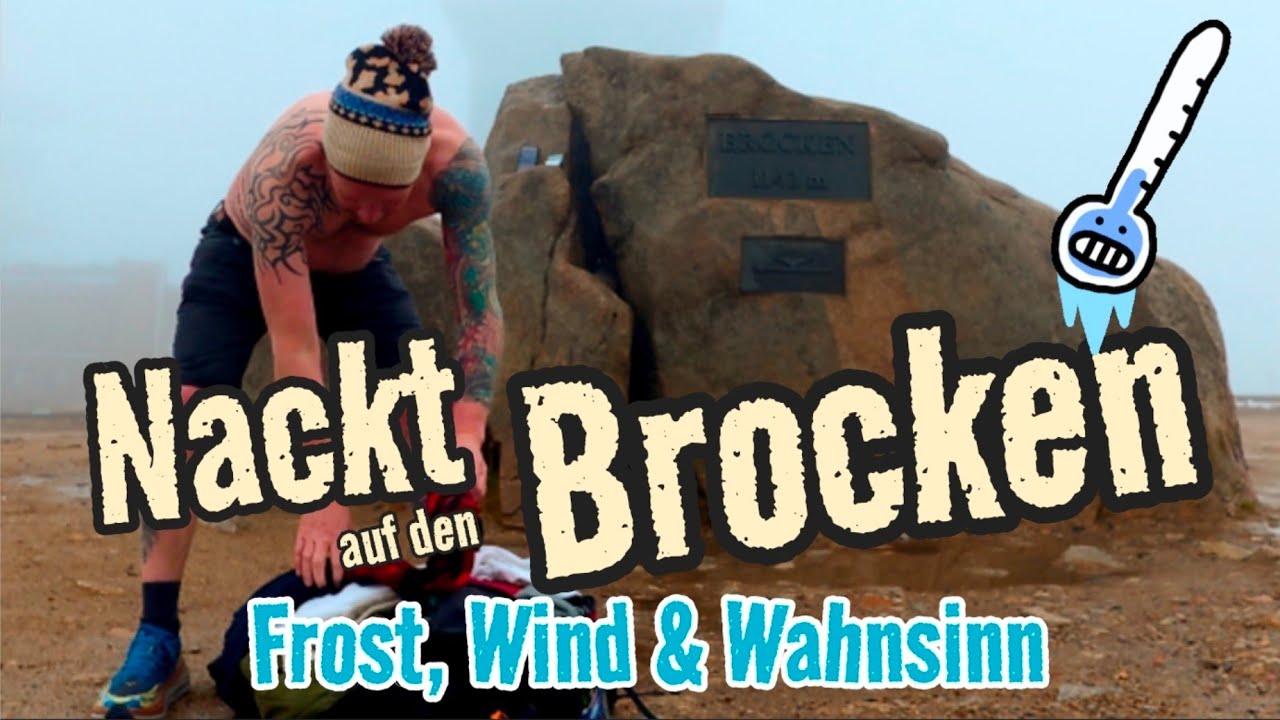 Wandern im Harz - Nackt auf den Brocken | Winter Challenge Wim-Hof-Methode | Torfhaus &uuml;ber Goetheweg
