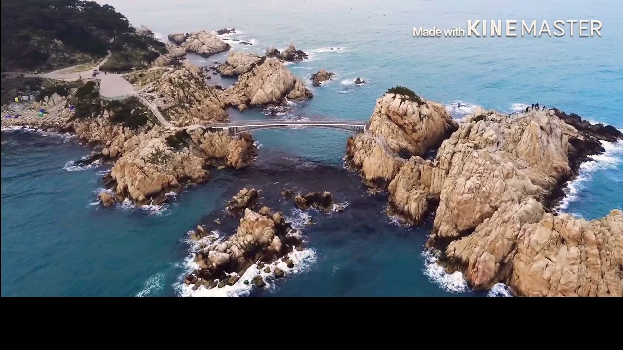 Royal Tomb of King Munmu filmed by Anafi
