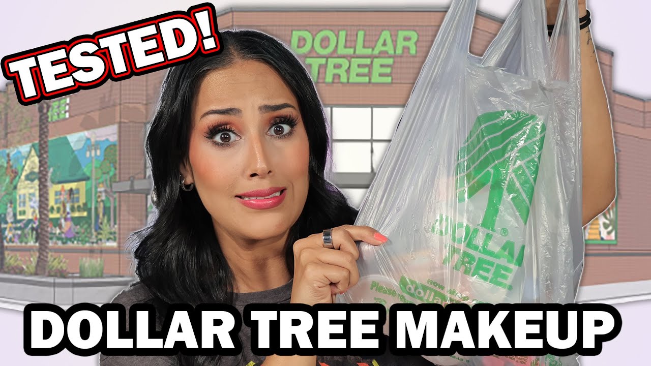 DOLLAR TREE MAKEUP TESTED! FULL FACE OF $1.25 Makeup