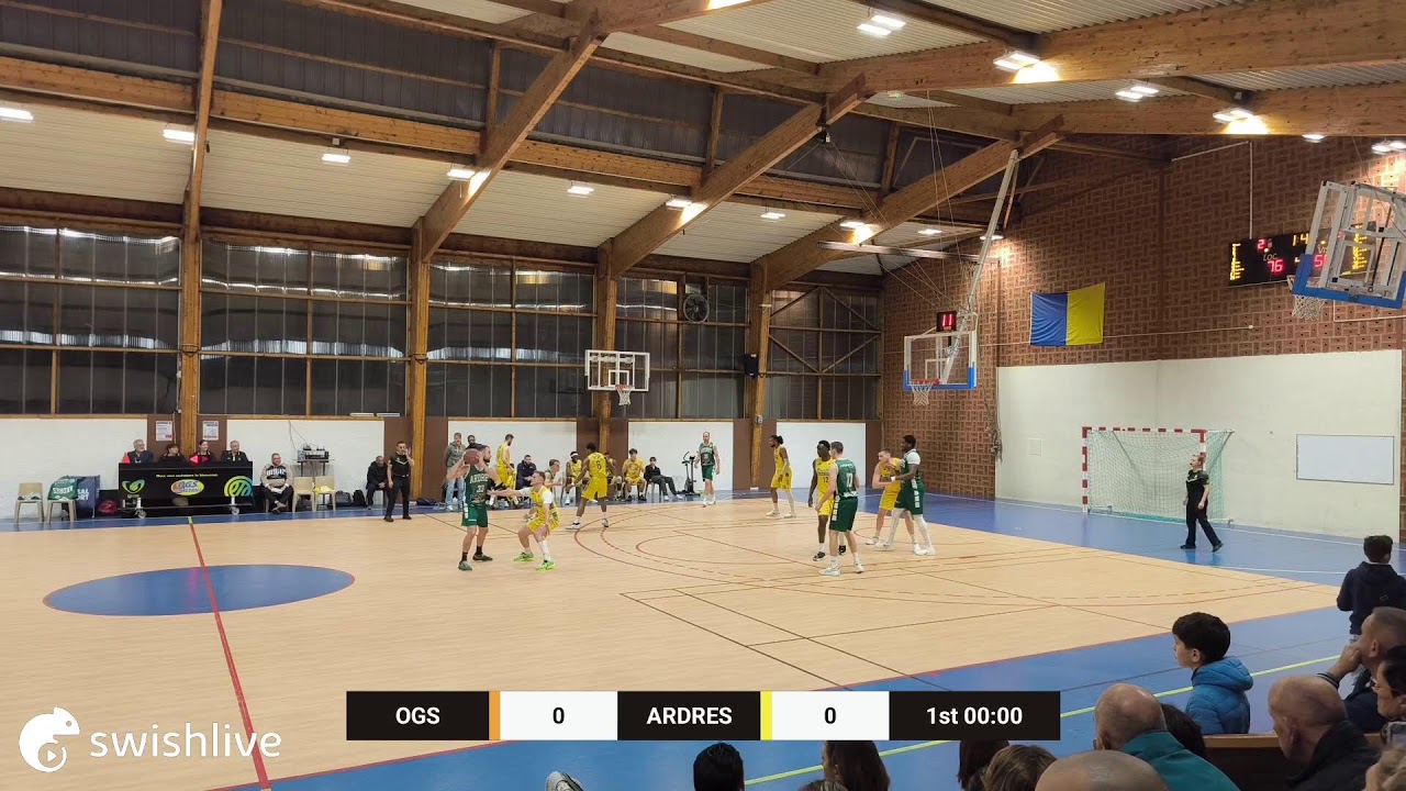 Live powered by Swish Live app OGS VS ARDRES