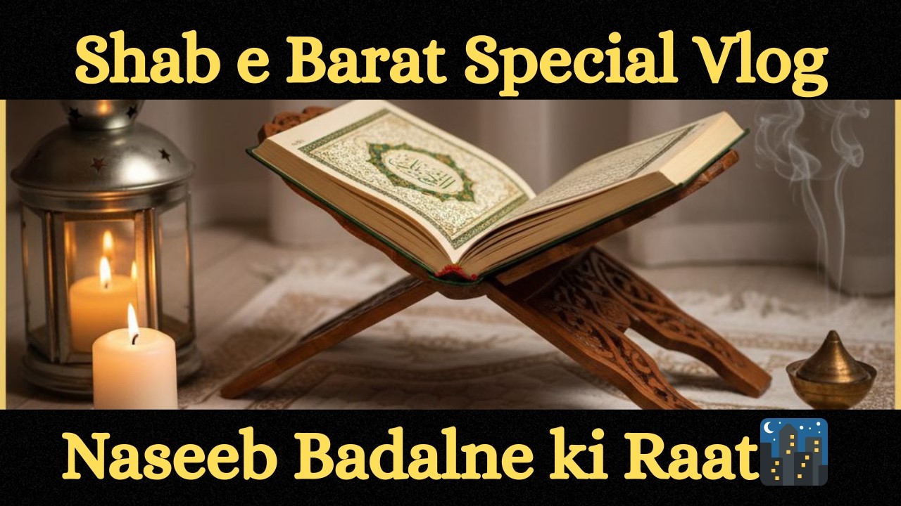 Shab-e-Barat Ki Tayyari Aur Special Dua ❤️ | AySãj World #shabebarat #vlog