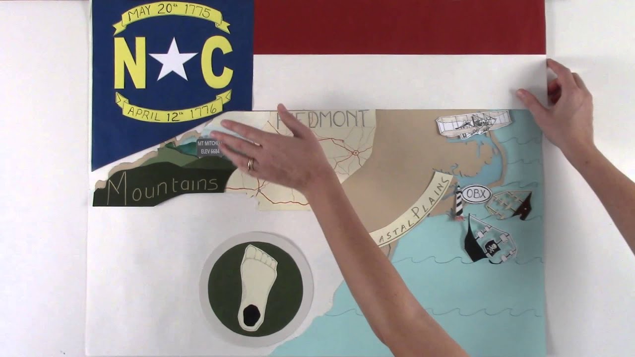 The Old North State (North Carolina) - #50StatesAlbum - #Paperslide Music Video