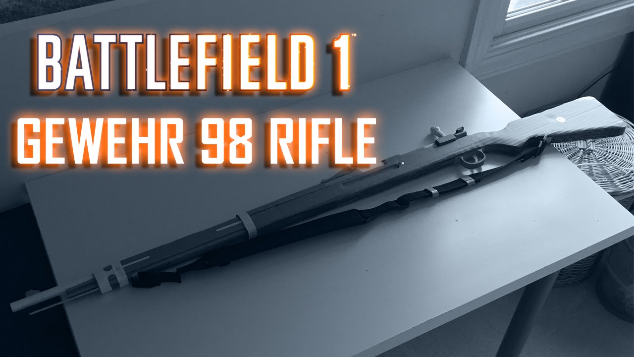 Cardboard Gewehr 98 Replica (Battlefield 1)