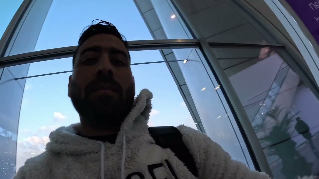 Brussels airport full trip in Pashto 