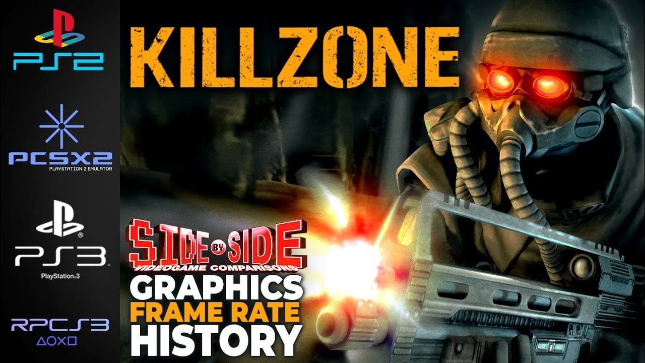 Killzone | Side by Side | PS2 PS3 PCSX2 RPCS3 | Сравнение графики FPS