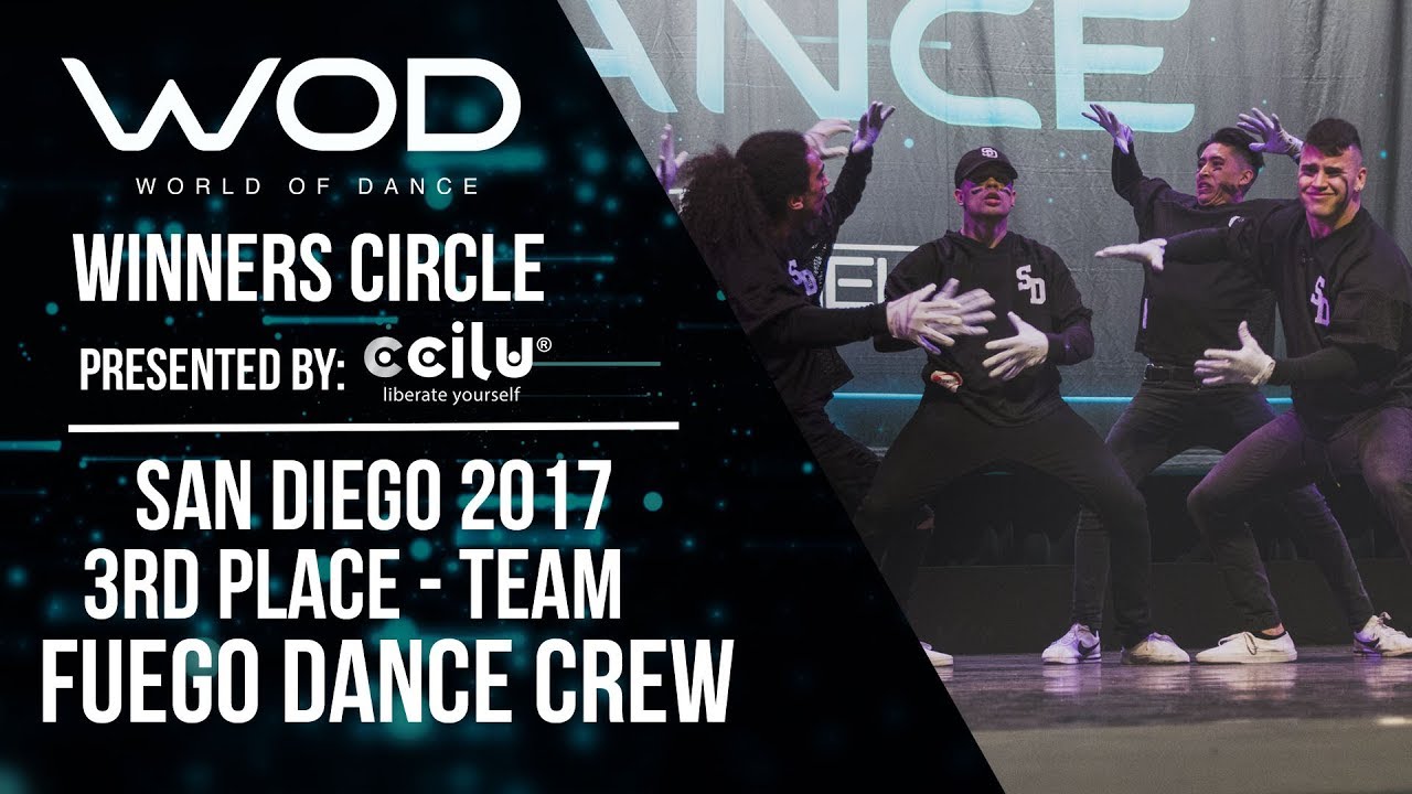 Fuego Dace Crew | 3rd Place Team Division | Winner's Circle | World of Dance San Diego | #WODSD17