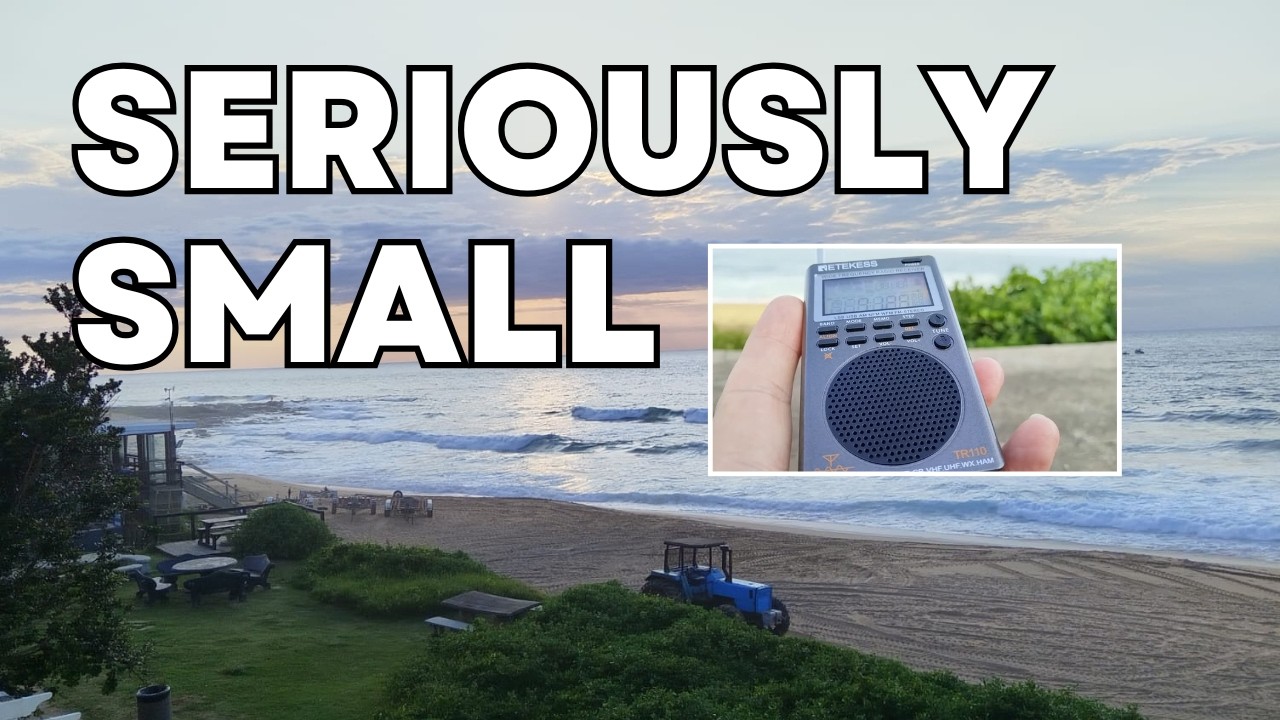 🔥 A Tiny Radio That Delivers: Listening to Hams on the Retekess TR-110 by the Indian Ocean