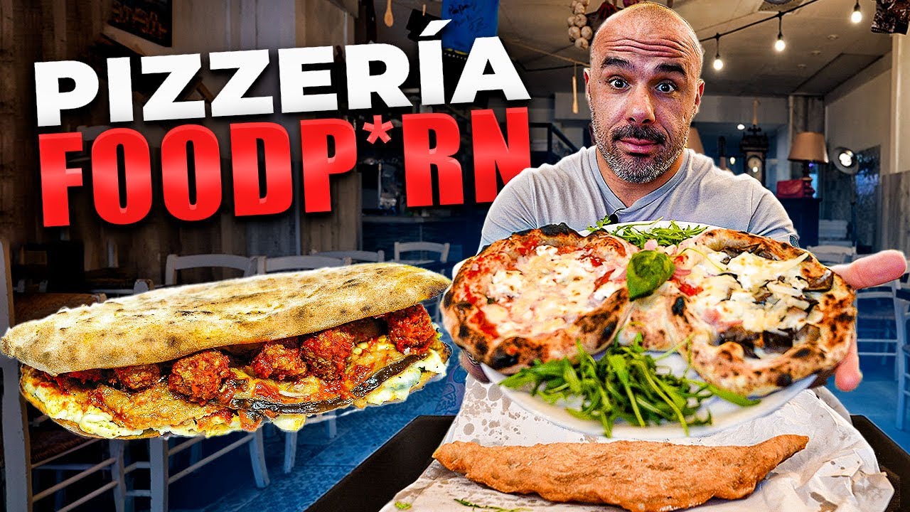 COMIENDO PIZZAS y PLATOS MUY RAROS en UNA PIZZERIA NAPOLITANA *ESTO ES UNA LOCURA*