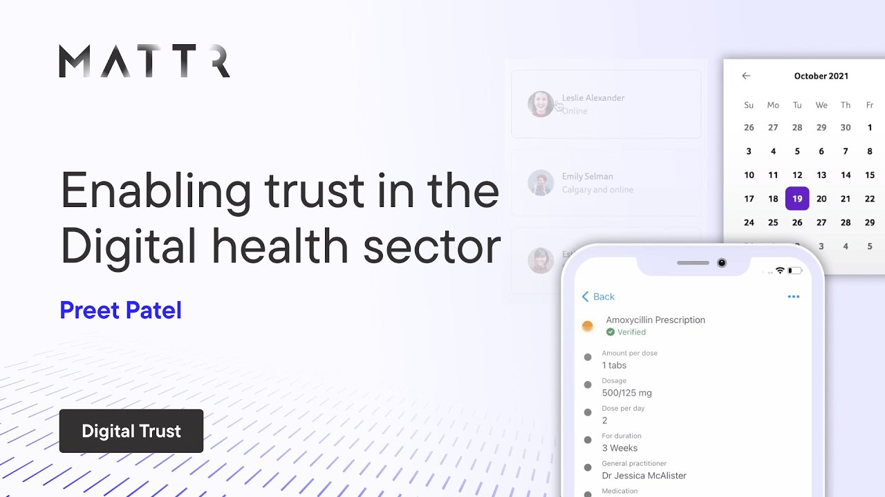 Enabling Digital Trust in the Health Sector | MATTR