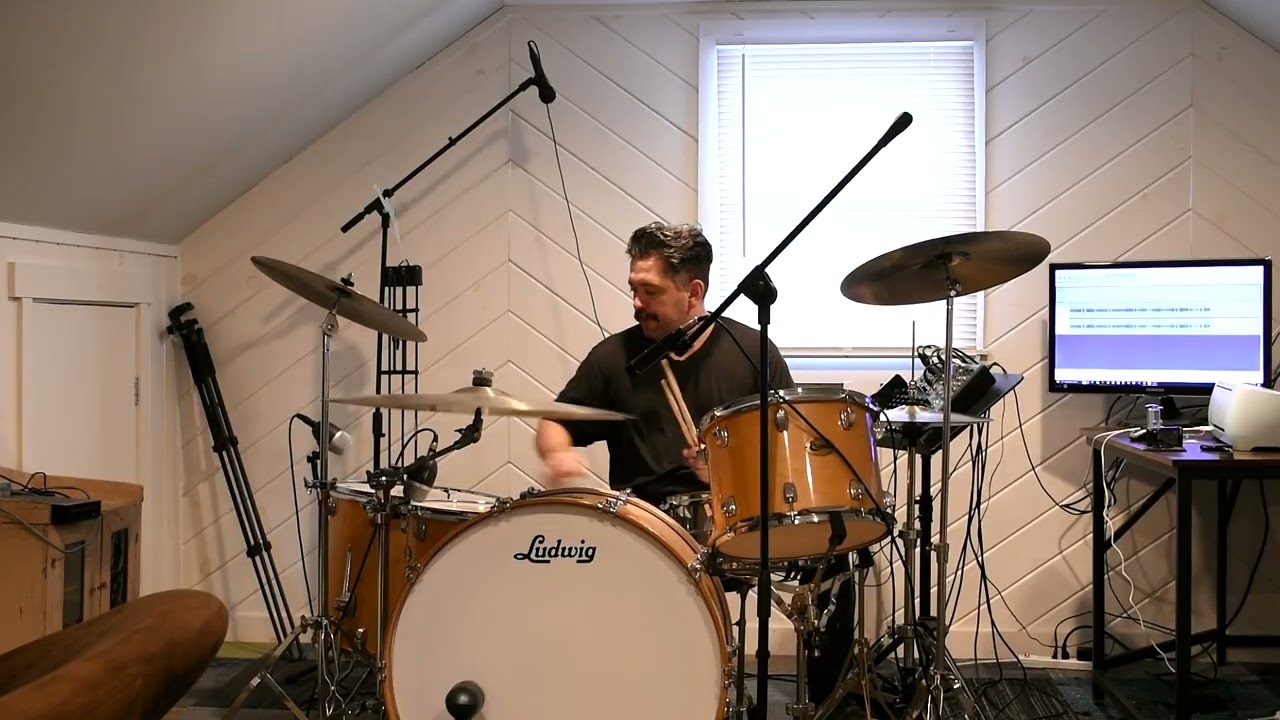 A Deaf Dude On A Ludwig Centennial Led Zep Set