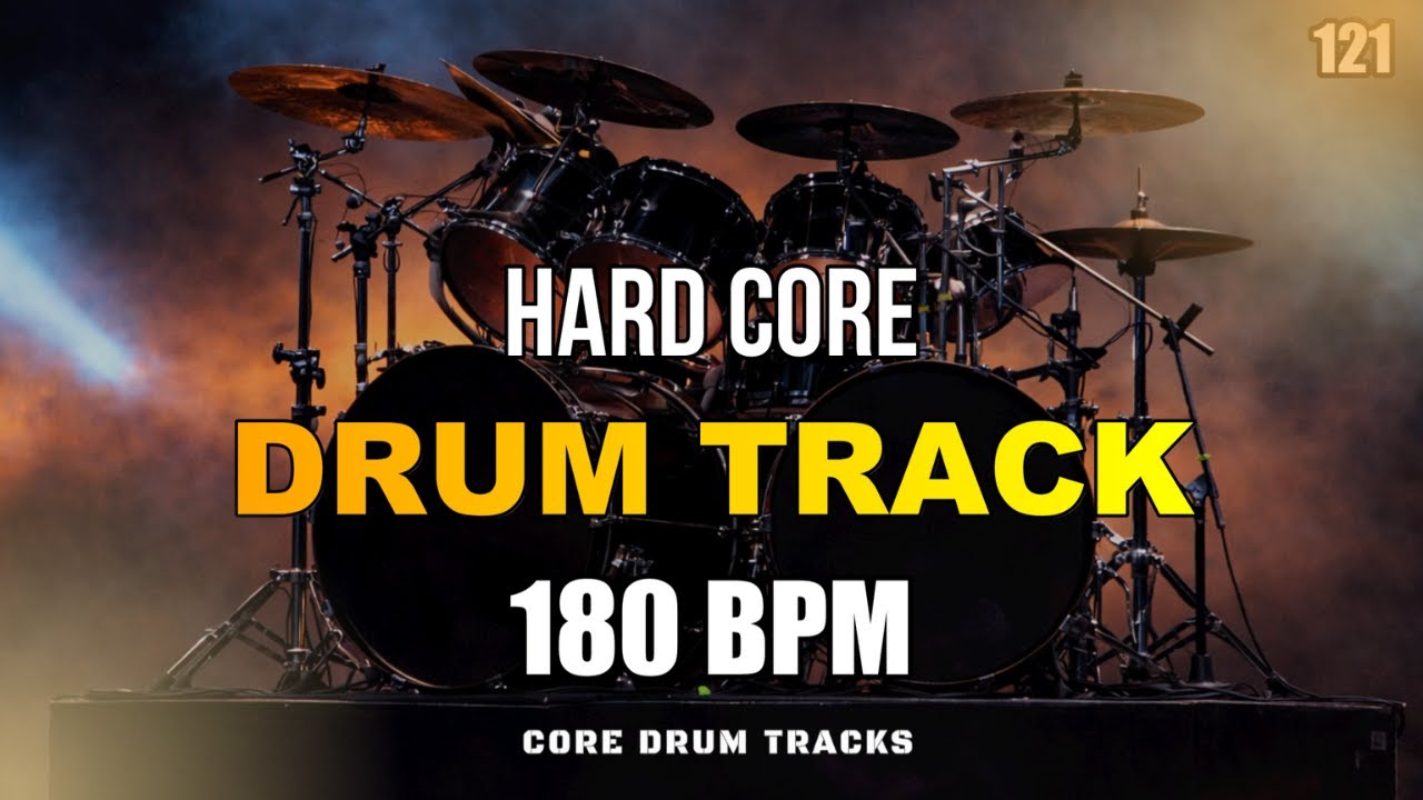 Hardcore I Drum Track I 180 BPM I Full Arrangement