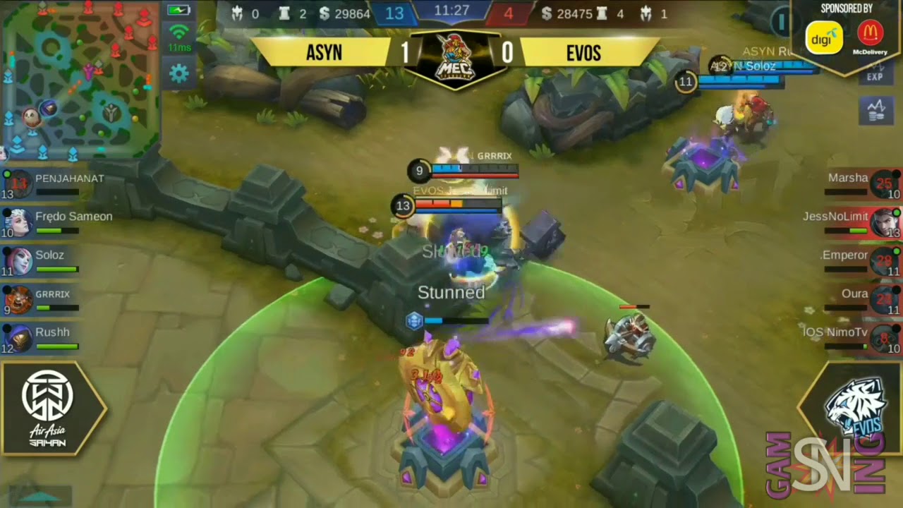 [MATCH 2] AIRASIA SAIYAN vs EVOS | MEC SHOWDOWN