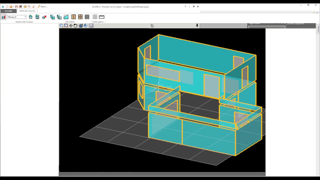 ACORD : API Cadwork Acord pour le module ACORD-Express CONTREVENTEMENT ET OSSATURE BOIS