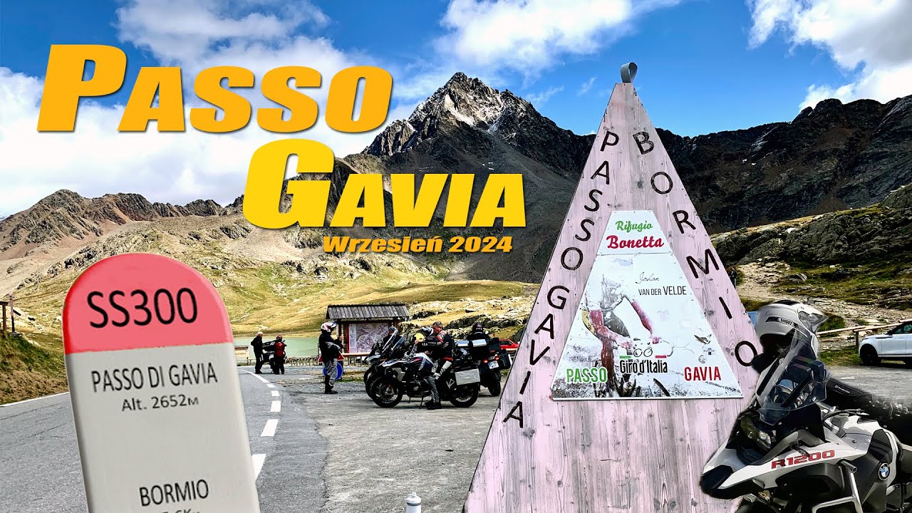 🇮🇹 PASSO DI GAVIA na motocyklu 🏍️