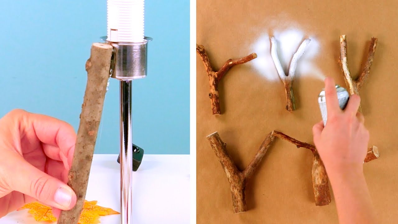 Attirez l'attention dans votre appartement ! On peut être tellement créatif avec des branches