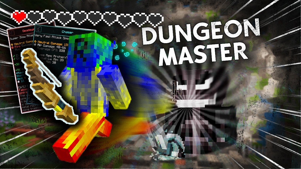 I Completed EVERY Dungeon On Minecraft MMORPG Wynncraft Using Only Dungeon Gear!