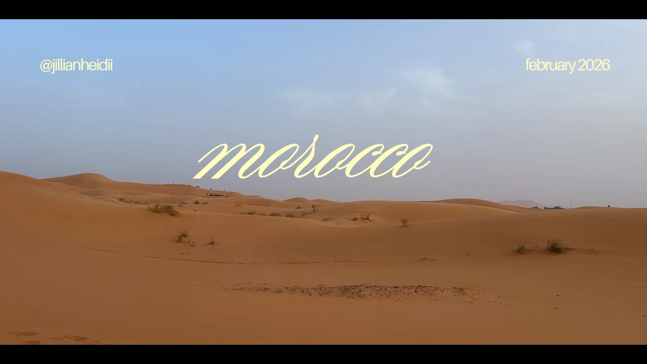 study abroad: morocco vlog 🕌