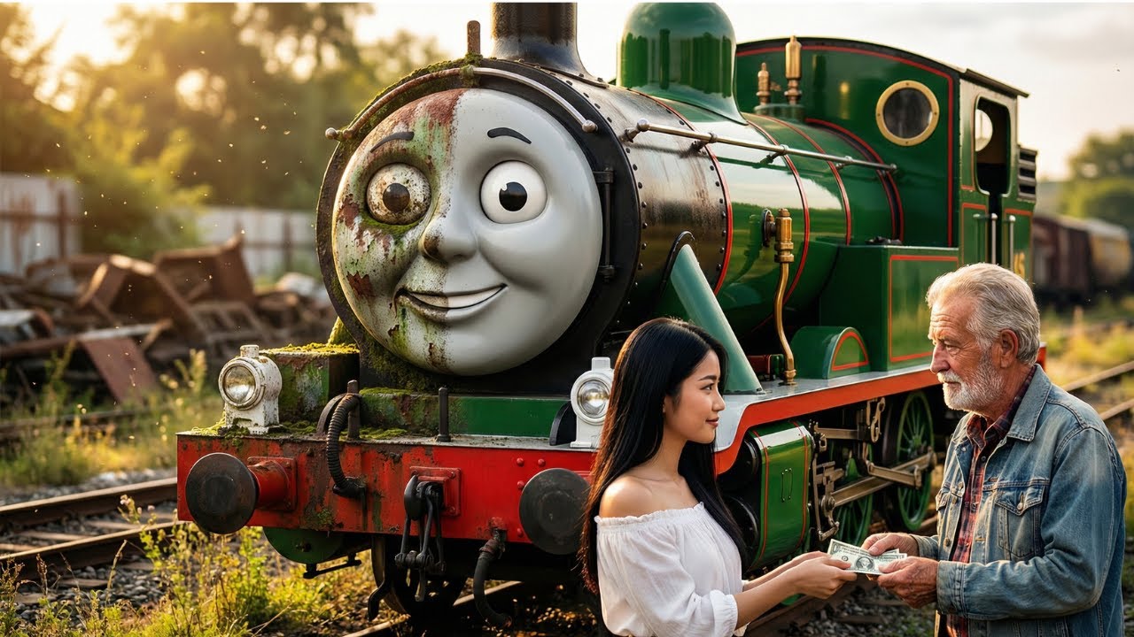 ASMR Car Restoration — $200 Cursed Percy Train (Thomas) Rescue | Deep Clean + Rebuild + Test Run