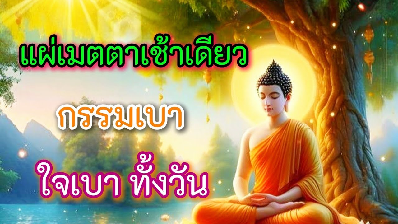 แผ่เมตตายามเช้า เหมือนล้างกรรมเบาๆ ใจพร้อมรับสิ่งดีทั้งวัน#ธรรมะ #ธรรมะสอนใจ #ฟังธรรมตอนเช้า 