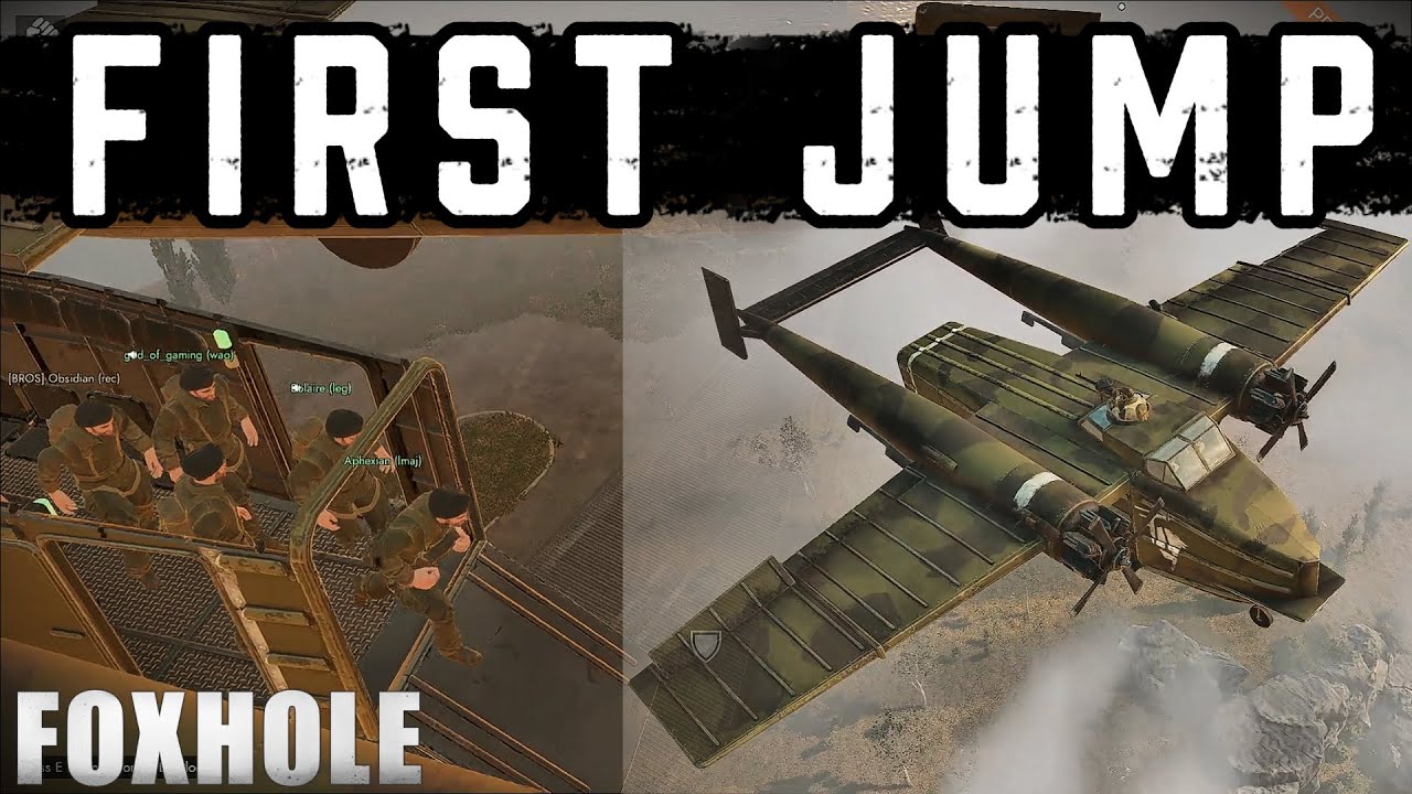 Foxhole Airborne Update: DAY 2 Jumping Out of Planes