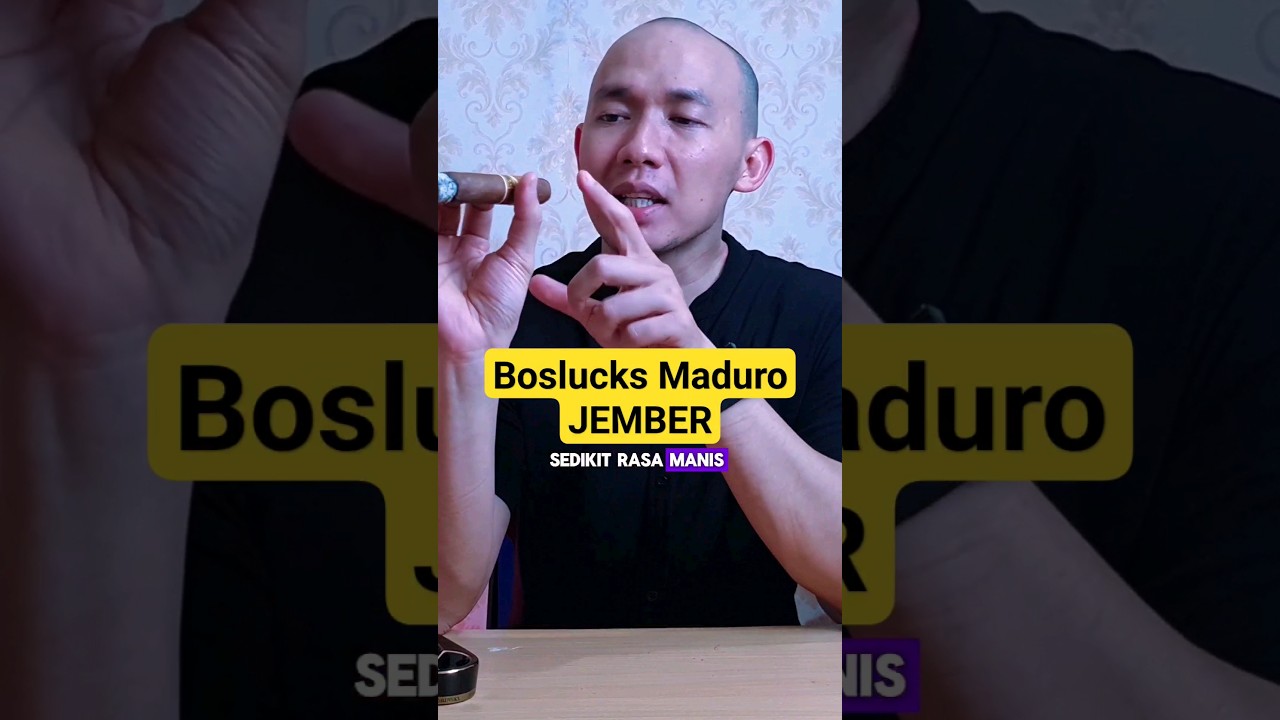 Review Cerutu Boslucks Maduro By BIN Cigar, Jember | Cerutu Untuk Profesional ??