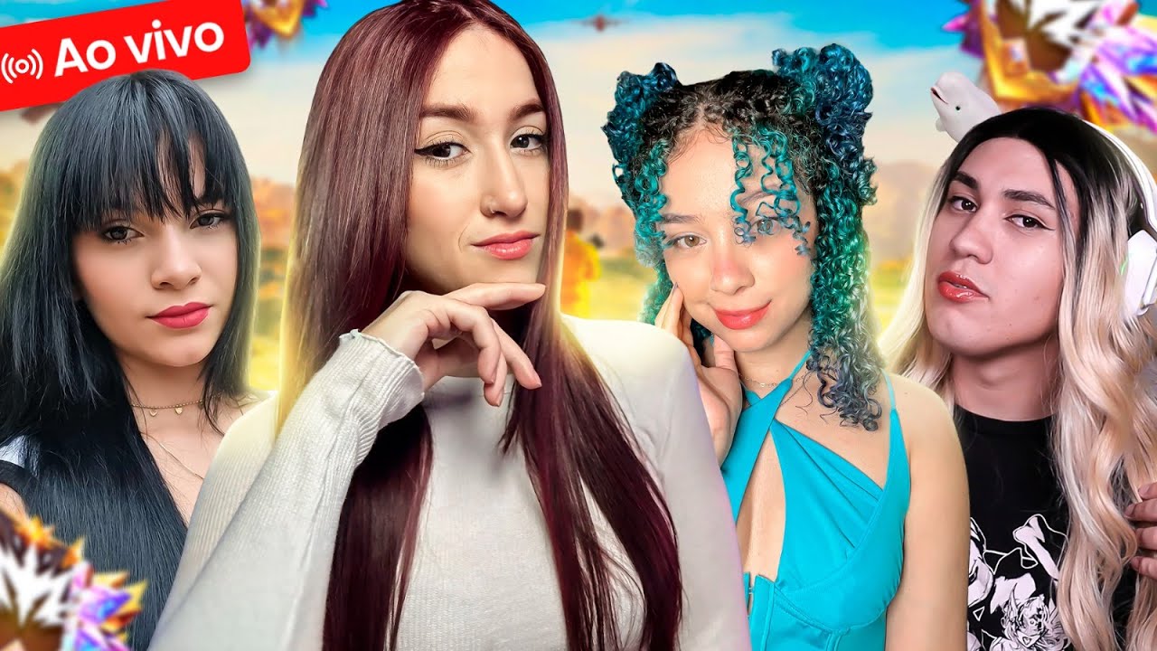 DIAS DE AMASSAR GERAL COM ELAS @dannygamerofc @nytrixlives @fluxo_maisa ❤️🔥 FF AO VIVO 💜​