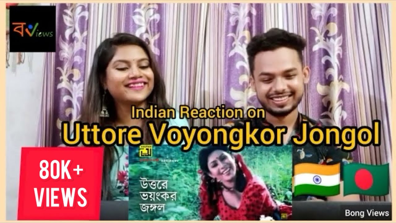 Indian Reaction on Bangladeshi song | Uttore Voyongkor Jongol | Shabnur | Salman Shah | Anondo Osru