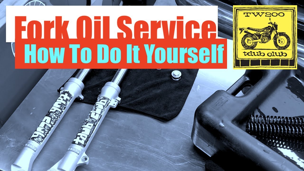How To Replace The Fork Oil In Your Yamaha TW200 - Step By Step - Yamaha TDUB Club
