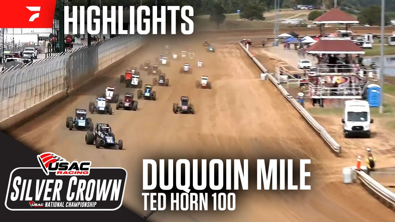 Ted Horn 100 | USAC Silver Crown at DuQuoin State Fairgrounds 8/31/24 | Highlights
