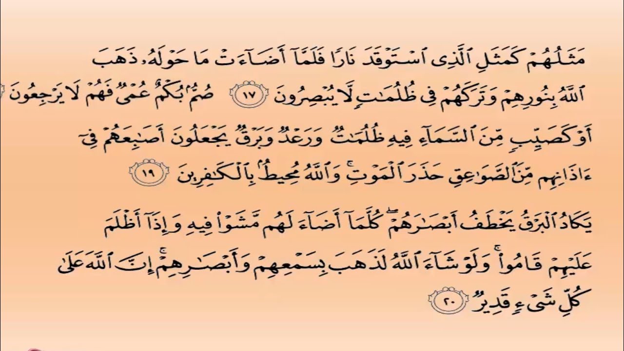 Tafsiir  2aad Suratu  Baqara 1 ilaa 29