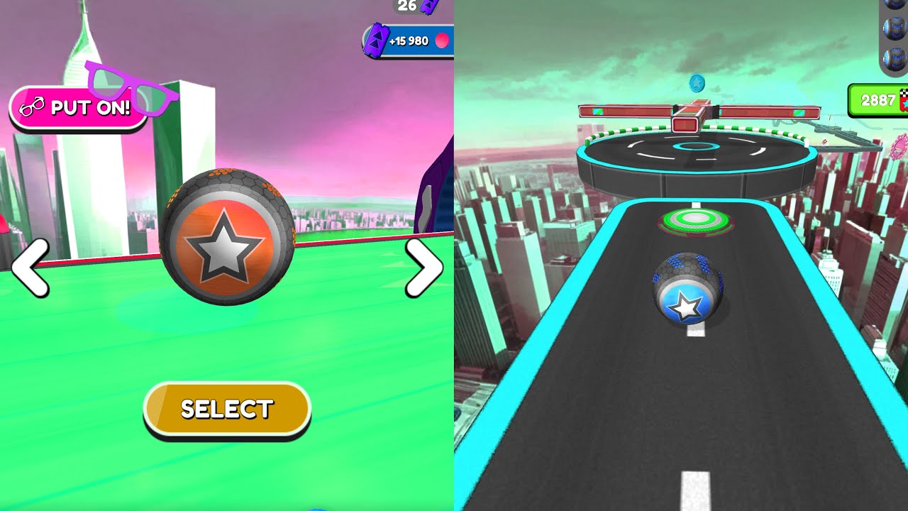 Going Balls Speedrun Challenge Vs Reverse Balls Speedrun Walkthrough Gameplay