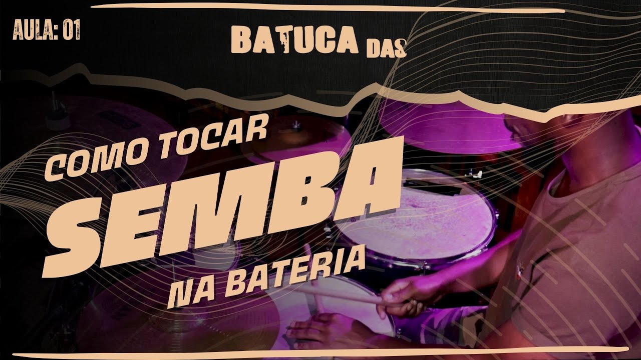 BATUCAdas | AULA 1 | COMO TOCAR SEMBA NA BATERIA | RITMO DE ANGOLA
