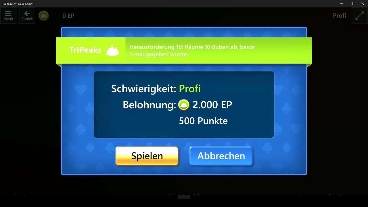 Solitaire World Tour Mini Game #10, January 30, 2026 Event TriPeaks, Expert