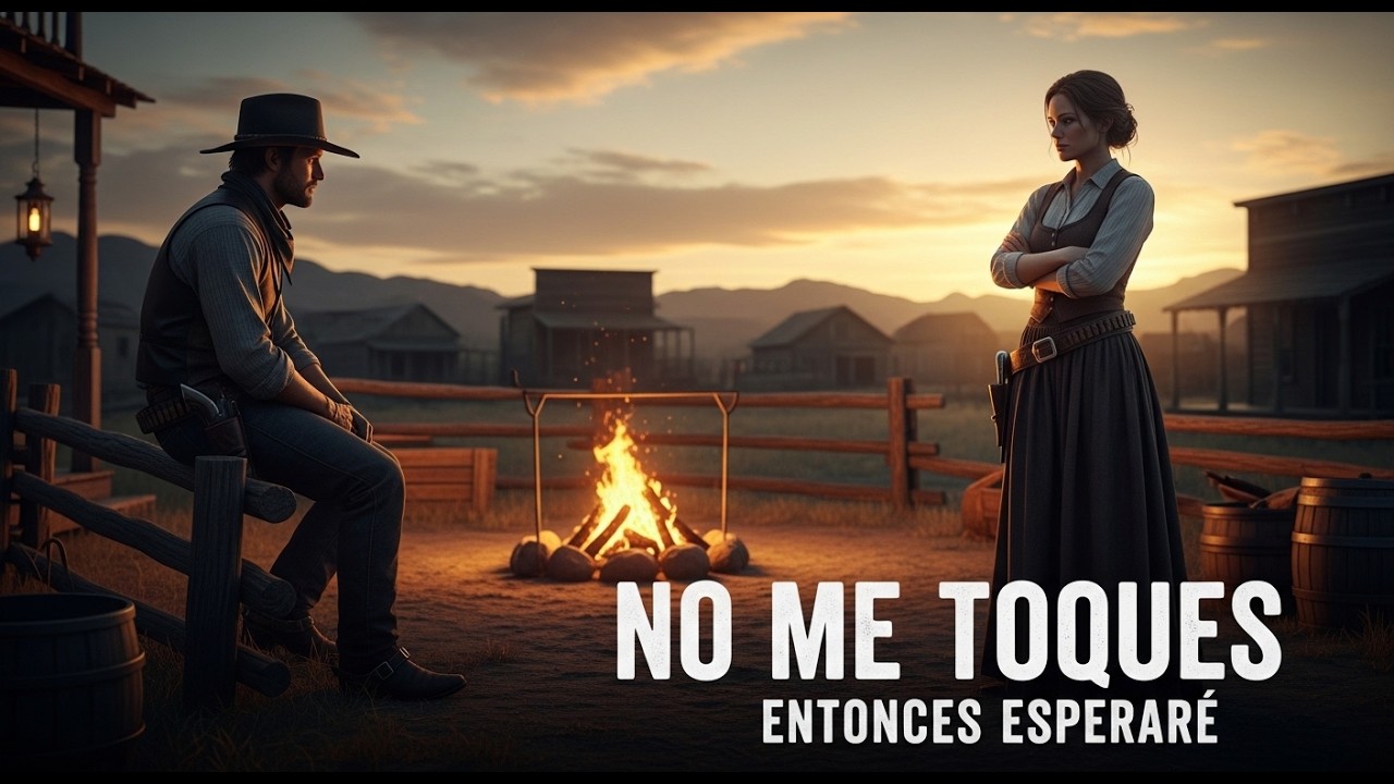 «No me toques», advirtió ella.El vaquero respondió: «Entonces me sentaré cerca… y esperaré». 🤍