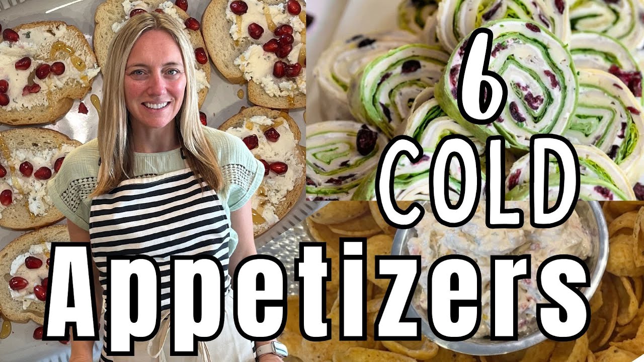 6 Easy & Delicious COLD Appetizers | Molly Makes it Easy | Molly Purcell