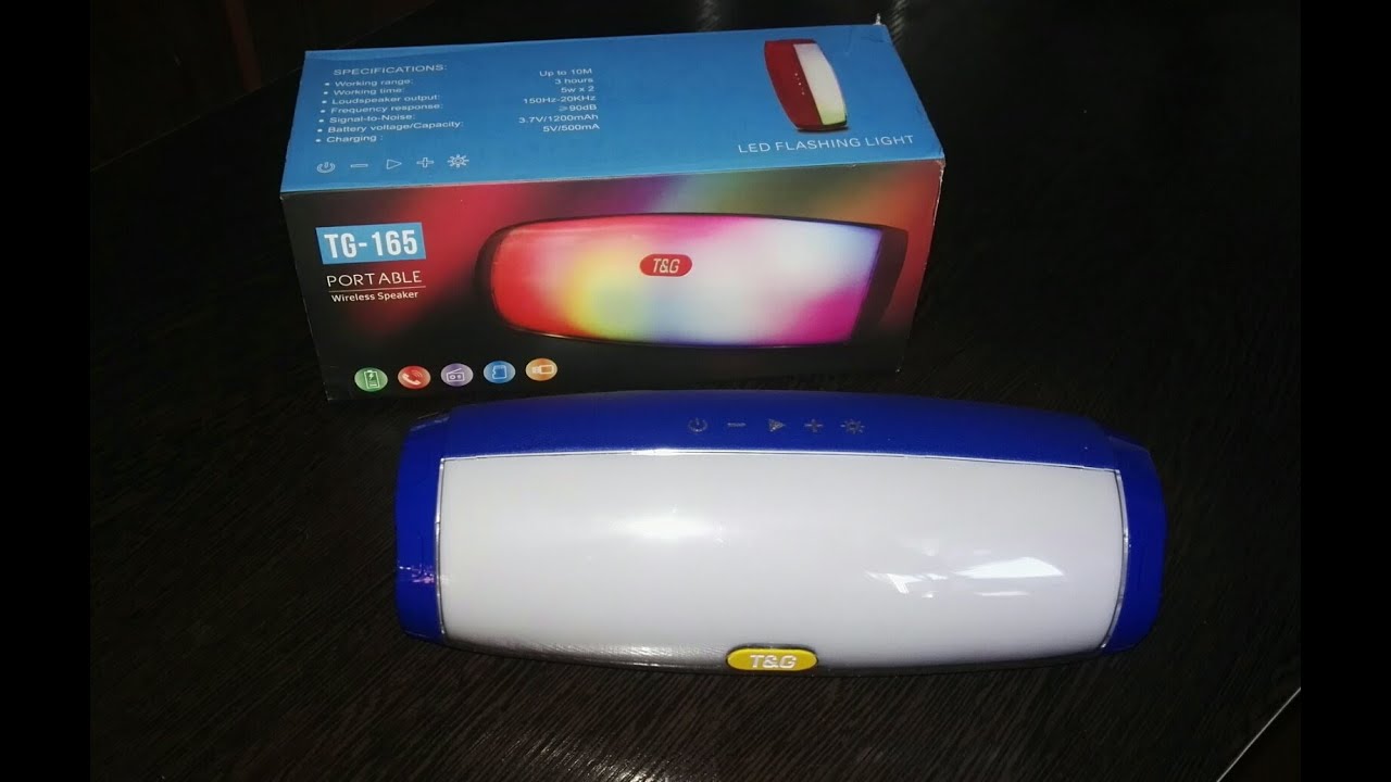 Обзор Bluetooth колонки TG-165.Товары из Китая.