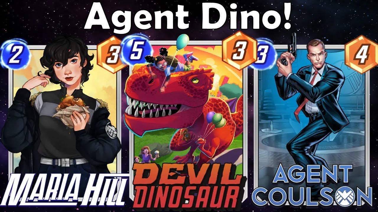 The Most Versatile Devil Dinosaur Deck with Agent Coulson & Maria Hill! Agents of Shield Deck!