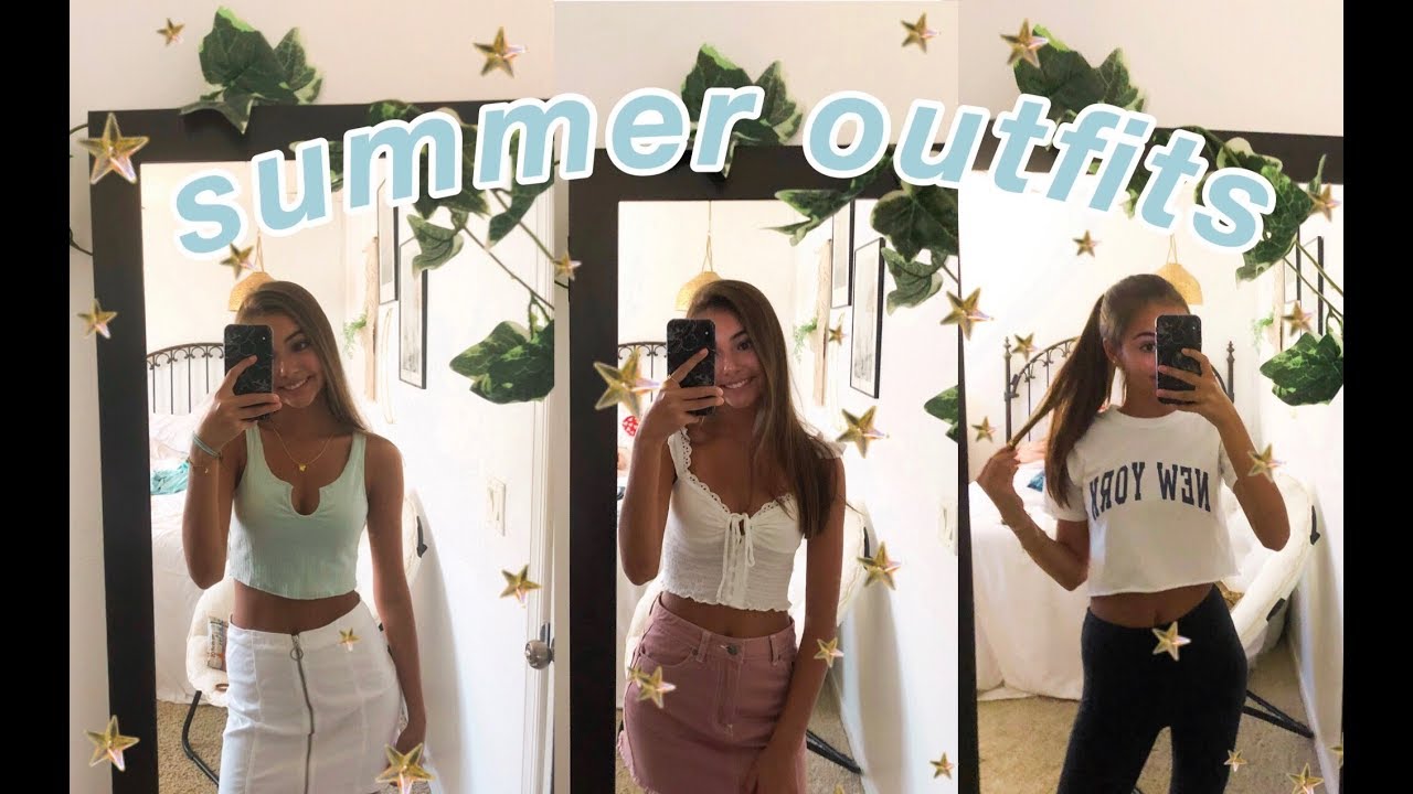 vlogging my summer outfit of the week!!