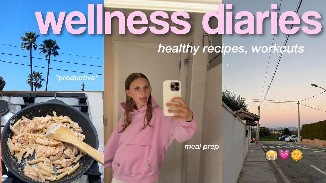 WELLNESS VLOG | what i've been eating, workouts, meal prep💓🥞🫧