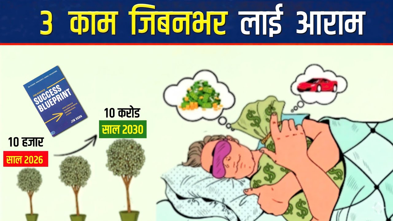 Million Dollar कमाउने 3 सिक्रेट/Success Blueprint Book 3 Lesson.