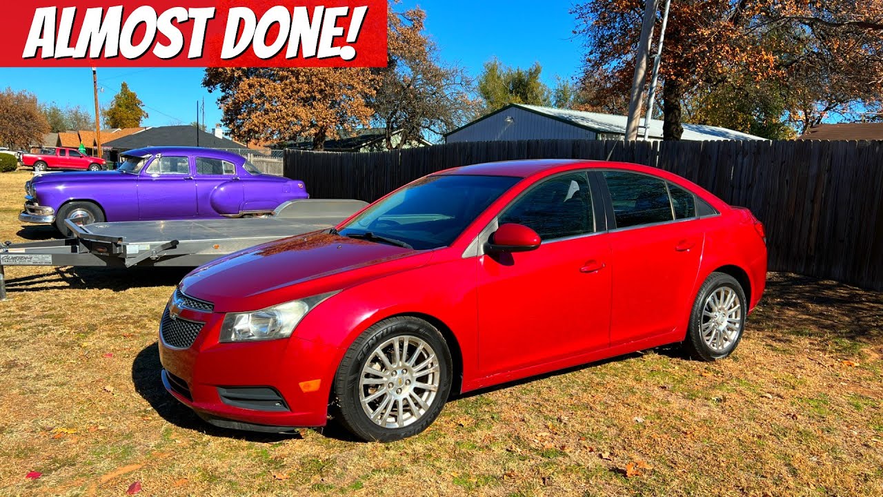 The Cheap Chevy Cruze gets a new Life!! Fixing all the Issues!