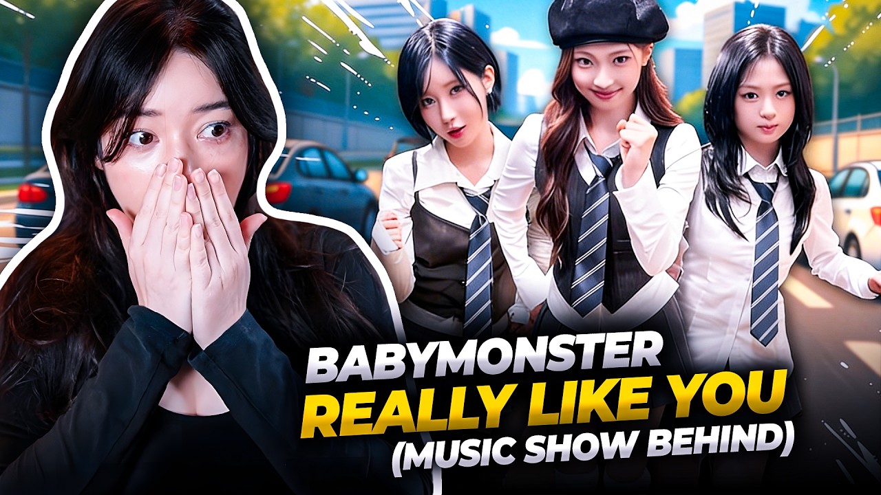 BABYMONSTER - Really Like You (Music Show Behind) REACTION