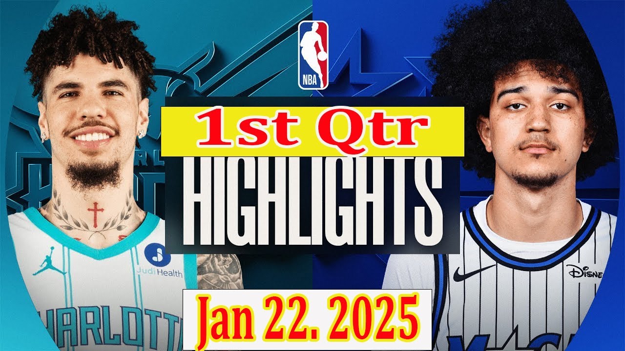 Orlando Magic vs Charlotte Hornets 1st Qtr Jan 22. 2025 Highlights | NBA