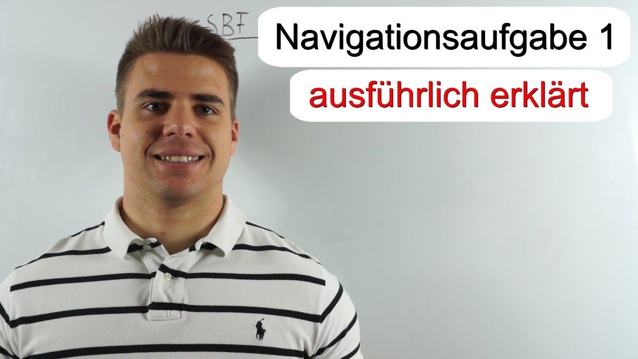 SBF See Navigationsaufgaben Aufgabe 1