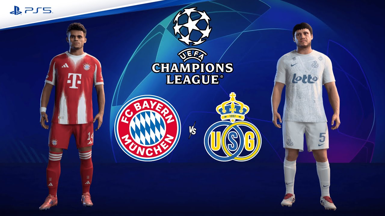 Bayern Munich v Union St. Gilloise | UEFA Champions League 25/26 | Full Match | FC 26 - PS5™[4K]