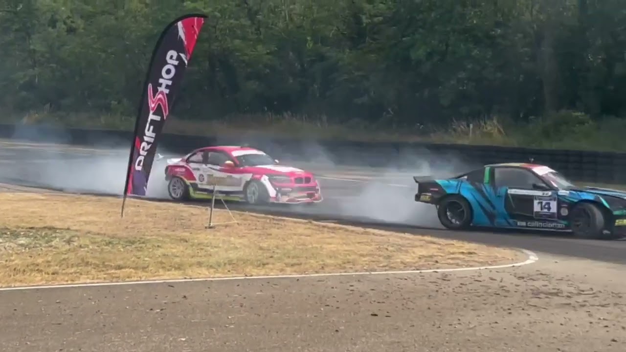 🥇 George Christoforou - BMW E82 S50B32 turbo drifting at Drift Kings 2023 Round 3 France 🇫🇷
