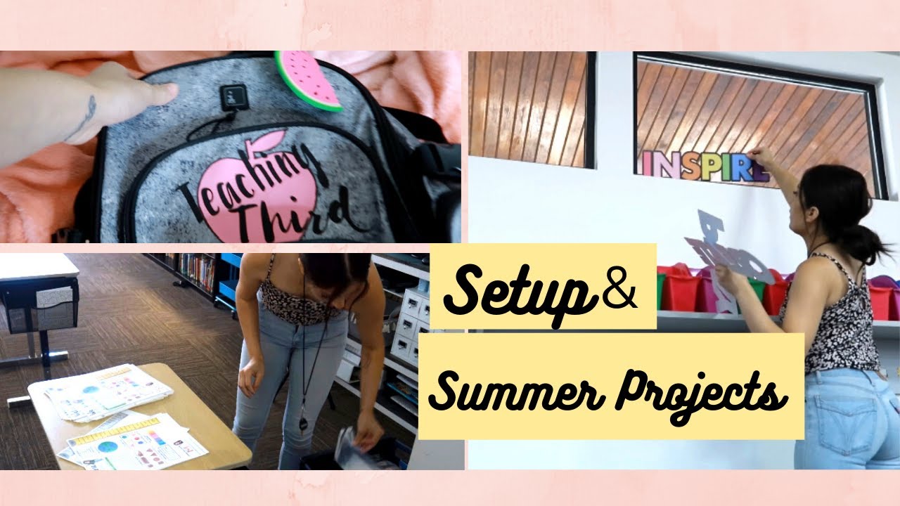 Summer Teacher Prep and Projects | Third Grade Classroom Setup | Finishing Touches