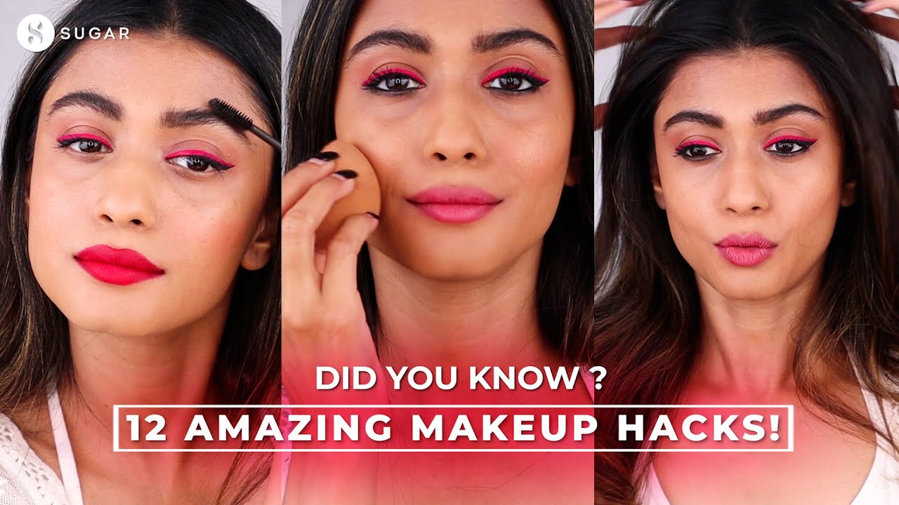 12 Amazing Makeup Hacks Ft. @SushDazzles | Did You Know These Makeup Hacks? | SUGAR Cosmetics
