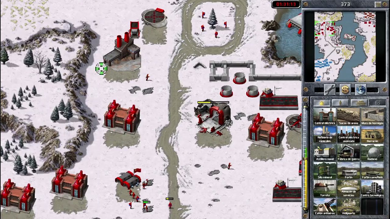 Command & Conquer Remast., Red Alert (7) - El río Volga, apoyo naval