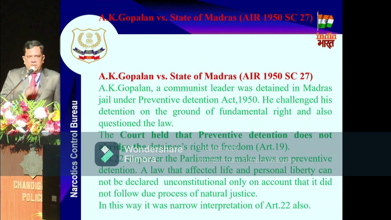 PITNDPS preventive detention in drug cases